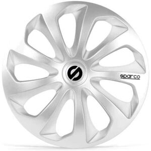 Sparco Sicilia 14 Argent Coque de Roue - Coque de Roue - Publicité Sparco Sicilia 14 Argent Coque de Roue - Coque de Roue - Publicité