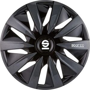 Copricerchi Sparco Lazio 13 Pollici Nero / Grigio - Copricerchi Copricerchi Sparco Lazio 13 Pollici Nero / Grigio - Copricerchi