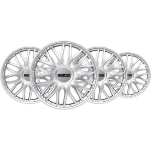 Sparco Roma 15-inch Zilver Velgenkappen - Set van 4 Sparco Roma 15-inch Zilver Velgenkappen - Set van 4