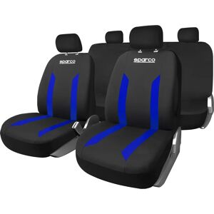 Fundas de asiento Sparco Sabbia Negro/Azul Fundas de asiento Sparco Sabbia Negro/Azul