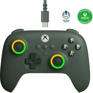 Controler cu cablu verde închis Xbox Microsoft - Controller de joc Controler cu cablu verde închis Xbox Microsoft - Controller de joc