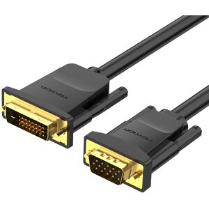 Câble DVI à VGA Vention - 1,5m - Noir - Adaptateur vidéo - Publicité Câble DVI à VGA Vention - 1,5m - Noir - Adaptateur vidéo - Publicité