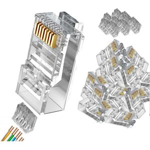 Conector Modular RJ45 Cat.6 UTP Vention - Pack de 50 Conector Modular RJ45 Cat.6 UTP Vention - Pack de 50