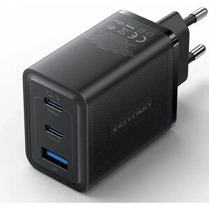 Caricatore da Parete Vention 65W GaN - 2xUSB-C, USB-A Caricatore da Parete Vention 65W GaN - 2xUSB-C, USB-A