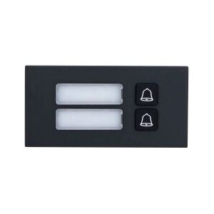 Module de sonnette Dahua VTO4202FB-MB2 - 2 boutons, Résistant aux intempéries - Publicité Module de sonnette Dahua VTO4202FB-MB2 - 2 boutons, Résistant aux intempéries - Publicité