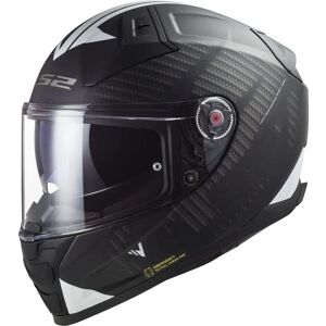 LS2 Vector II Helmet - Black/White, Size 2XL - Motorcycle Helmet LS2 Vector II Helmet - Black/White, Size 2XL - Motorcycle Helmet