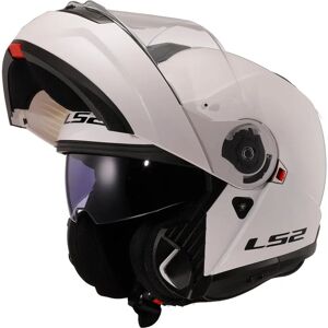Casque Moto Modulaire LS2 FF908 Strobe II - Blanc - Publicité Casque Moto Modulaire LS2 FF908 Strobe II - Blanc - Publicité