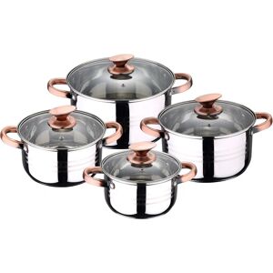 Set Pentole San Ignacio Altea in Acciaio Inox - Induzione Set Pentole San Ignacio Altea in Acciaio Inox - Induzione