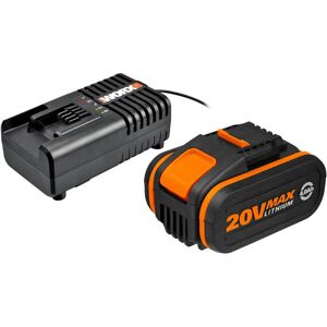 Set de Batería y Cargador WORX 20V/4Ah - PowerShare Set de Batería y Cargador WORX 20V/4Ah - PowerShare