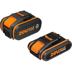 WORX Marque WA3605 PowerShare Ensemble de Batteries Lithium 20V WORX Marque WA3605 PowerShare Ensemble de Batteries Lithium 20V