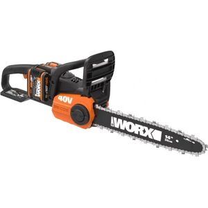 Scie électrique WORX WG384E 40V avec lame de 35cm - Professionnel - Publicité Scie électrique WORX WG384E 40V avec lame de 35cm - Professionnel - Publicité