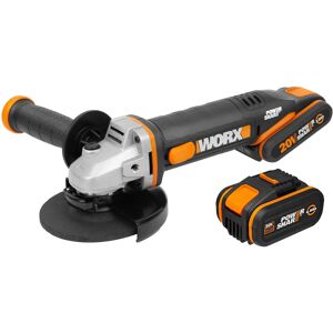 Meuleuse Worx Wx803 - 125mm 20V 2.0Ah+4.0Ah Meuleuse Worx Wx803 - 125mm 20V 2.0Ah+4.0Ah