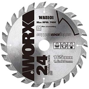 Worx WA5101 - 165mm TCT Wood Cutting Blade - Saw Blade Worx WA5101 - 165mm TCT Wood Cutting Blade - Saw Blade