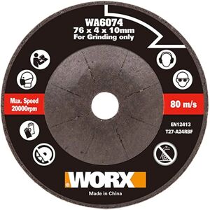 Worx WA6074 - Disco abrasivo para WX801 - Metal/Piedra - 76mm Worx WA6074 - Disco abrasivo para WX801 - Metal/Piedra - 76mm