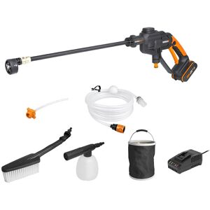 WORX WG620E.2 Hochdruckreiniger - Kompakt Akku, 120 L/h, Schwarz/Orange WORX WG620E.2 Hochdruckreiniger - Kompakt Akku, 120 L/h, Schwarz/Orange