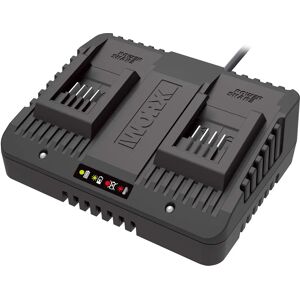 Worx WA3772 Dubbele Oplaadstation - voor 20V PowerShare Worx WA3772 Dubbele Oplaadstation - voor 20V PowerShare