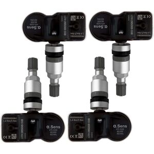 Autec 4 Pre-Programmed TPMS Sensors - Silver - Car Accessories Autec 4 Pre-Programmed TPMS Sensors - Silver - Car Accessories