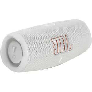 JBL Charge 5 Portable Bluetooth Speaker - White - Waterproof IP67 JBL Charge 5 Portable Bluetooth Speaker - White - Waterproof IP67