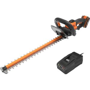 Worx WG264E - Taille-haie à batterie - 20V/2Ah - Lame de 56 cm - Publicité Worx WG264E - Taille-haie à batterie - 20V/2Ah - Lame de 56 cm - Publicité