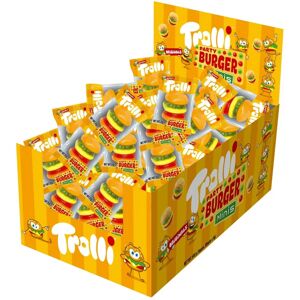 Trolli Marque Mini Burgers Sans Gluten - Bonbons Gomme - Publicité Trolli Marque Mini Burgers Sans Gluten - Bonbons Gomme - Publicité