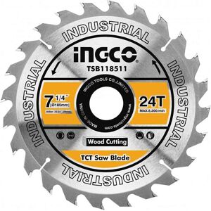 INGCO TSB118511 185mm 24T Lama da sega circolare - Taglio legno INGCO TSB118511 185mm 24T Lama da sega circolare - Taglio legno
