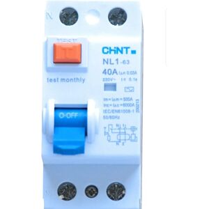 Interruttore differenziale AC 40A 2P 30MA Chint NL1-63 - Sicurezza elettrica Interruttore differenziale AC 40A 2P 30MA Chint NL1-63 - Sicurezza elettrica