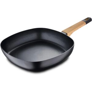 Padella Grill in Alluminio Nero 28cm Bergner - Teglia Antiaderente Padella Grill in Alluminio Nero 28cm Bergner - Teglia Antiaderente