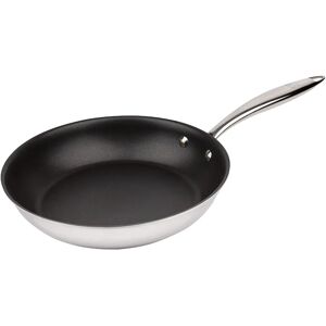 Sartén de Acero Inoxidable Masterpro - Plateada - 20cm - Compatible con inducción Sartén de Acero Inoxidable Masterpro - Plateada - 20cm - Compatible con inducción