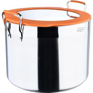 San Ignacio 28cm, 12L Stainless Steel Casserole with Glass Lid San Ignacio 28cm, 12L Stainless Steel Casserole with Glass Lid