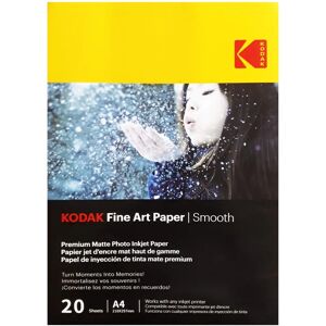 Kodak Fine Art Paper Matte A4 - Photo Paper - 20 Sheets Kodak Fine Art Paper Matte A4 - Photo Paper - 20 Sheets