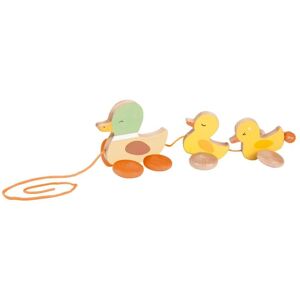 Classic World Houten Trekfiguur Eenden Multi kleuren - Speelgoed Classic World Houten Trekfiguur Eenden Multi kleuren - Speelgoed