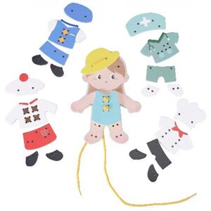 Classic World Lacci in legno per bambina - Giocattolo educativo Classic World Lacci in legno per bambina - Giocattolo educativo