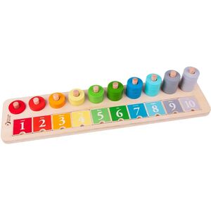 Classic World Houten Stapeltoren - Leer Nummers & Kleuren - 3+ Classic World Houten Stapeltoren - Leer Nummers & Kleuren - 3+