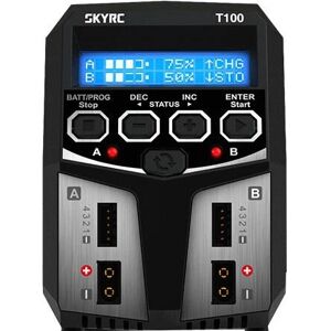 Chargeur de Batterie SkyRC T100 - Double Canal, Supporte Divers Batteries - Publicité Chargeur de Batterie SkyRC T100 - Double Canal, Supporte Divers Batteries - Publicité