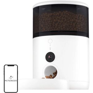 Dispositivo inteligente Petoneer branco com câmera e microfone - Controle por app - Aço inoxidável Dispositivo inteligente Petoneer branco com câmera e microfone - Controle por app - Aço inoxidável