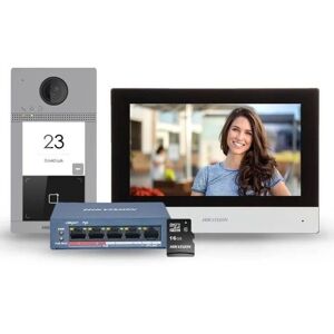 Hikvision Ds-Kis604-S Video Intercom - Gray - IP Video Intercom System Hikvision Ds-Kis604-S Video Intercom - Gray - IP Video Intercom System