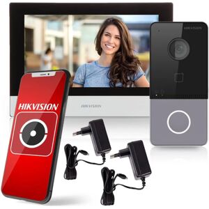 Hikvision DS-KIS603-P IP Videointercom Setti - 2MP HD, Kosketusnäyttö Hikvision DS-KIS603-P IP Videointercom Setti - 2MP HD, Kosketusnäyttö