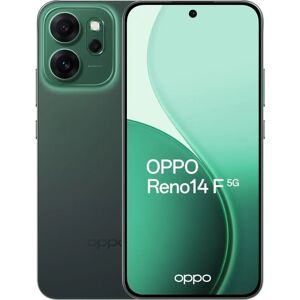 Oppo Reno14 F 5G - Android Smartphone with 8GB RAM, 256GB, Green Oppo Reno14 F 5G - Android Smartphone with 8GB RAM, 256GB, Green