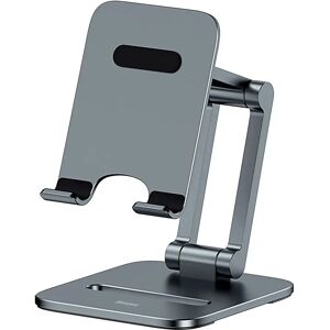 Držák na Telefon/Tablet z Hliníkové Slitiny Baseus - Nastavitelný a Skládací Držák na Telefon/Tablet z Hliníkové Slitiny Baseus - Nastavitelný a Skládací