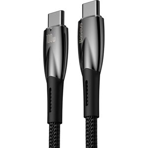 Baseus Glimmer USB-C Kábel - 100W, 2m, Fekete Baseus Glimmer USB-C Kábel - 100W, 2m, Fekete