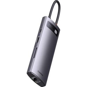 Baseus Hub USB-C 8-en-1 - HDMI, USB-A, RJ45, SD/TF, PD Baseus Hub USB-C 8-en-1 - HDMI, USB-A, RJ45, SD/TF, PD