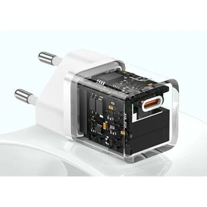 Baseus Weiß GaN5 30W Mini Universal Ladegerät - Ladegerät Baseus Weiß GaN5 30W Mini Universal Ladegerät - Ladegerät
