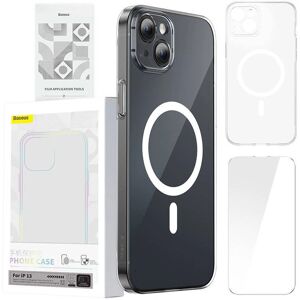 Coque Crystal Magnetic Clear pour iPhone 13 - MagSafe, Verre Trempé, Transparent - Publicité Coque Crystal Magnetic Clear pour iPhone 13 - MagSafe, Verre Trempé, Transparent - Publicité