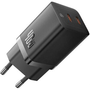 Cargador Rápido Baseus GaN5 Pro 40W Negro - Cargador de Pared USB Cargador Rápido Baseus GaN5 Pro 40W Negro - Cargador de Pared USB