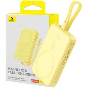 Baseus Magnetische Mini Powerbank 10.000mAh 20W MagSafe - Gelb Baseus Magnetische Mini Powerbank 10.000mAh 20W MagSafe - Gelb