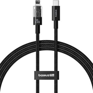 Rychlonabíjecí kabel USB-C na iPhone Baseus Gem - 1m - Černý Rychlonabíjecí kabel USB-C na iPhone Baseus Gem - 1m - Černý