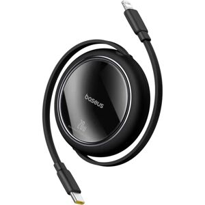 Černý zatahovací USB-C na Lightning Kabel 20W 1m od Baseus Černý zatahovací USB-C na Lightning Kabel 20W 1m od Baseus