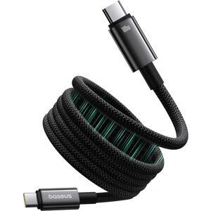 Magnetické USB-C kabel Tungsten Gold od Baseus - 100W, 1m - Černý Magnetické USB-C kabel Tungsten Gold od Baseus - 100W, 1m - Černý