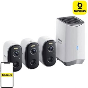 Baseus N1 2K outdoor camera set of 3 - outdoor camera set Baseus N1 2K outdoor camera set of 3 - outdoor camera set