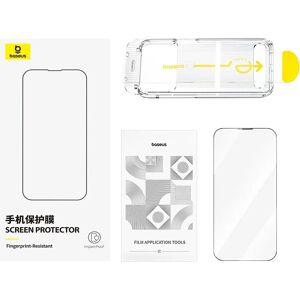 Protection d'écran en verre trempé Baseus pour iPhone 16 Pro Max - HD Anti-poussière & Anti-regard - Publicité Protection d'écran en verre trempé Baseus pour iPhone 16 Pro Max - HD Anti-poussière & Anti-regard - Publicité